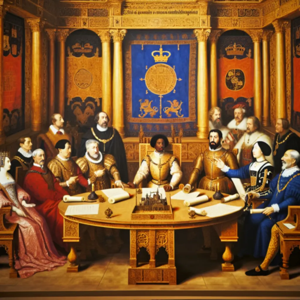 Ilustracja rady dyplomatycznej